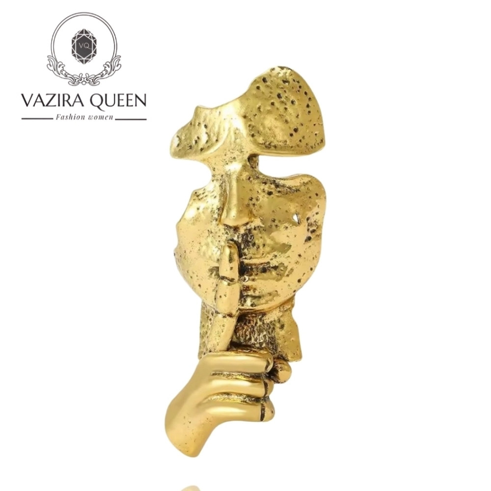 VQ Face Brooch